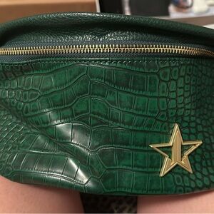 Jeffree Star Green Croc-Embossed Mini Bag